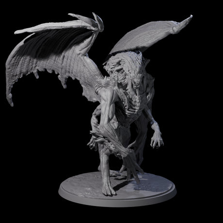 Greater Mutated Wyrmspawn Miniature for Dungeons and Dragons, Pathfinder or other TTRPGs