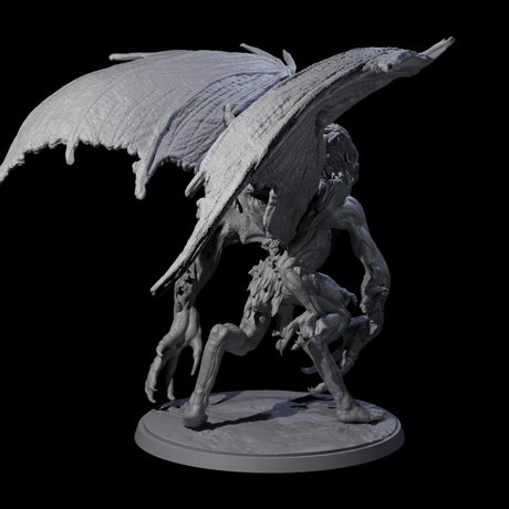 Greater Mutated Wyrmspawn Miniature for Dungeons and Dragons, Pathfinder or other TTRPGs
