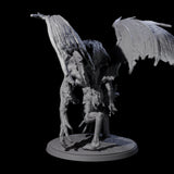 Greater Mutated Wyrmspawn Miniature for Dungeons and Dragons, Pathfinder or other TTRPGs