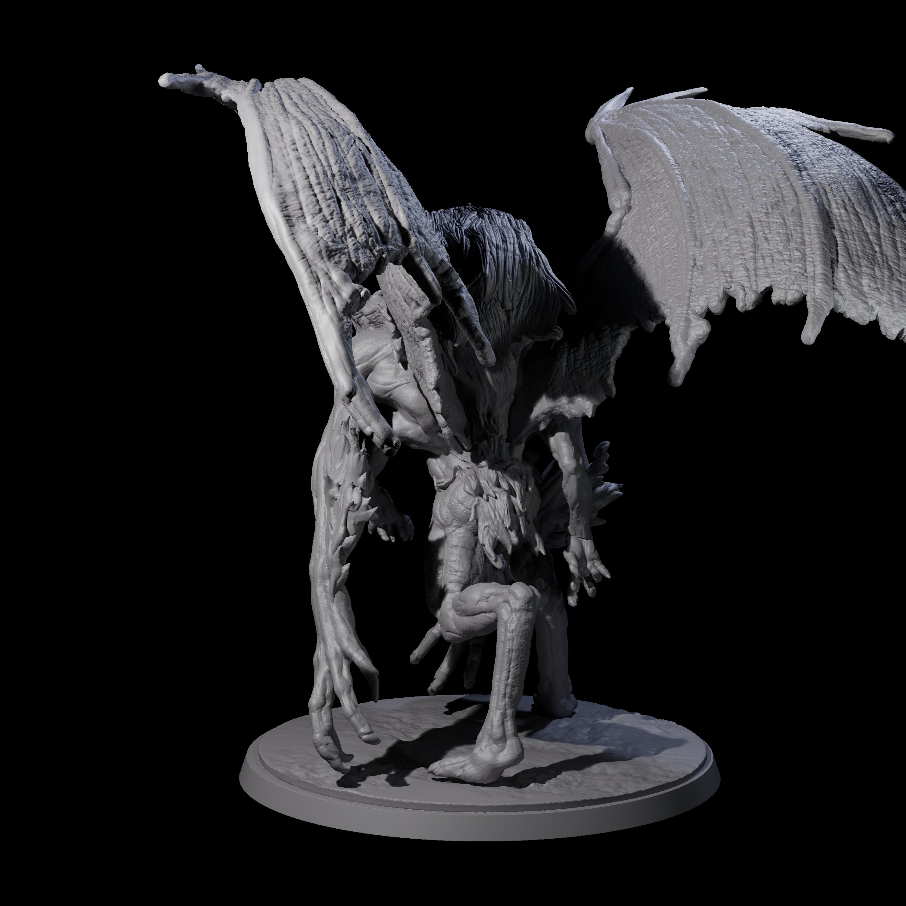 Greater Mutated Wyrmspawn Miniature for Dungeons and Dragons, Pathfinder or other TTRPGs