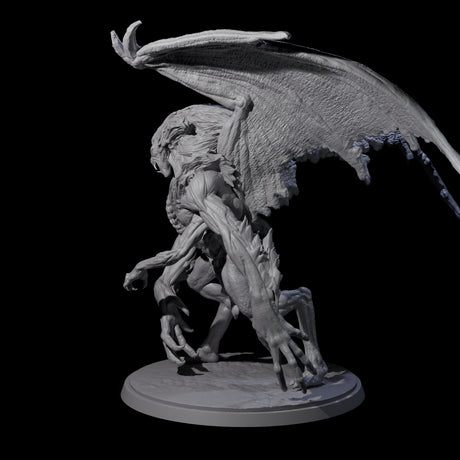 Greater Mutated Wyrmspawn Miniature for Dungeons and Dragons, Pathfinder or other TTRPGs