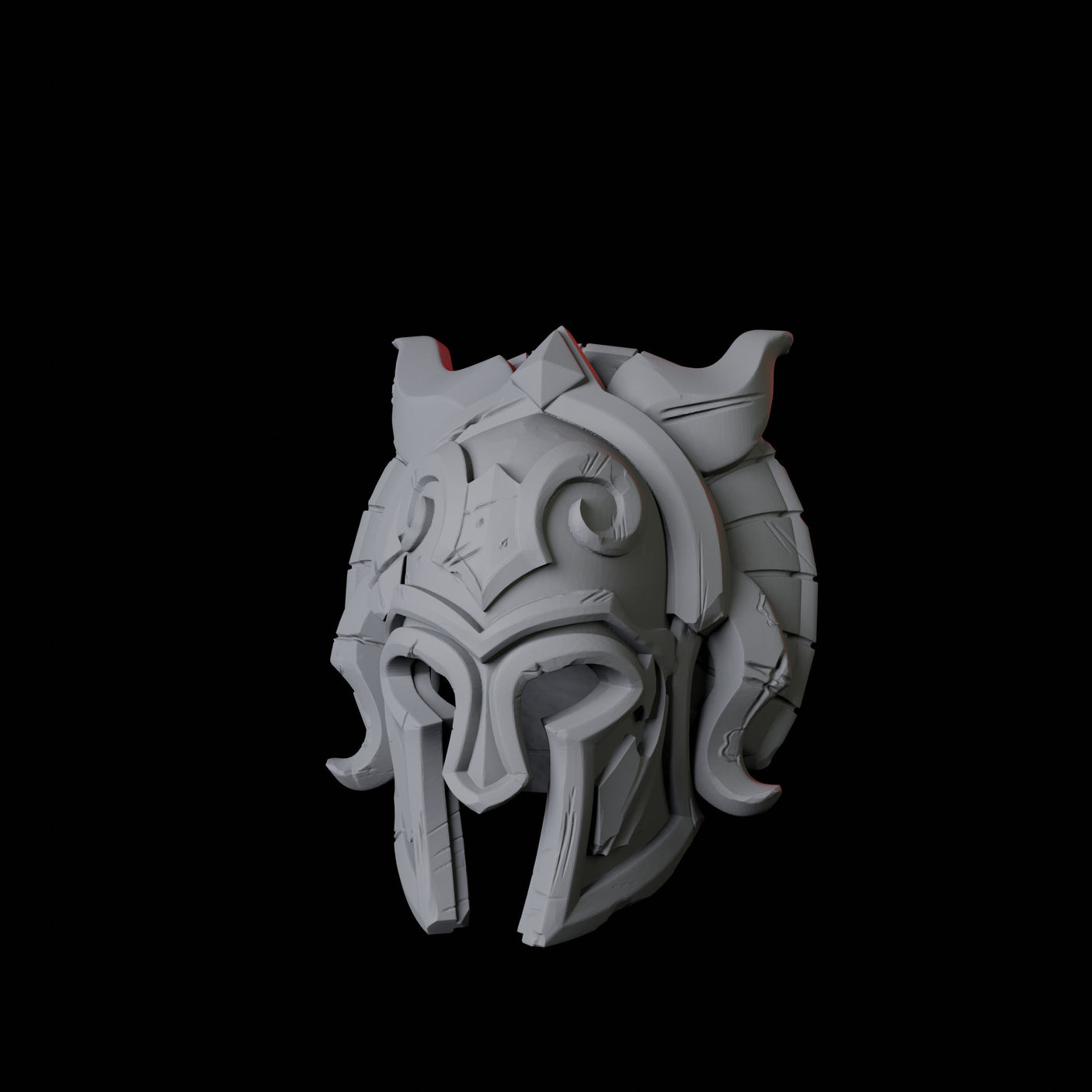 Greek Helmet A Miniature for Dungeons and Dragons, Pathfinder or other TTRPGs