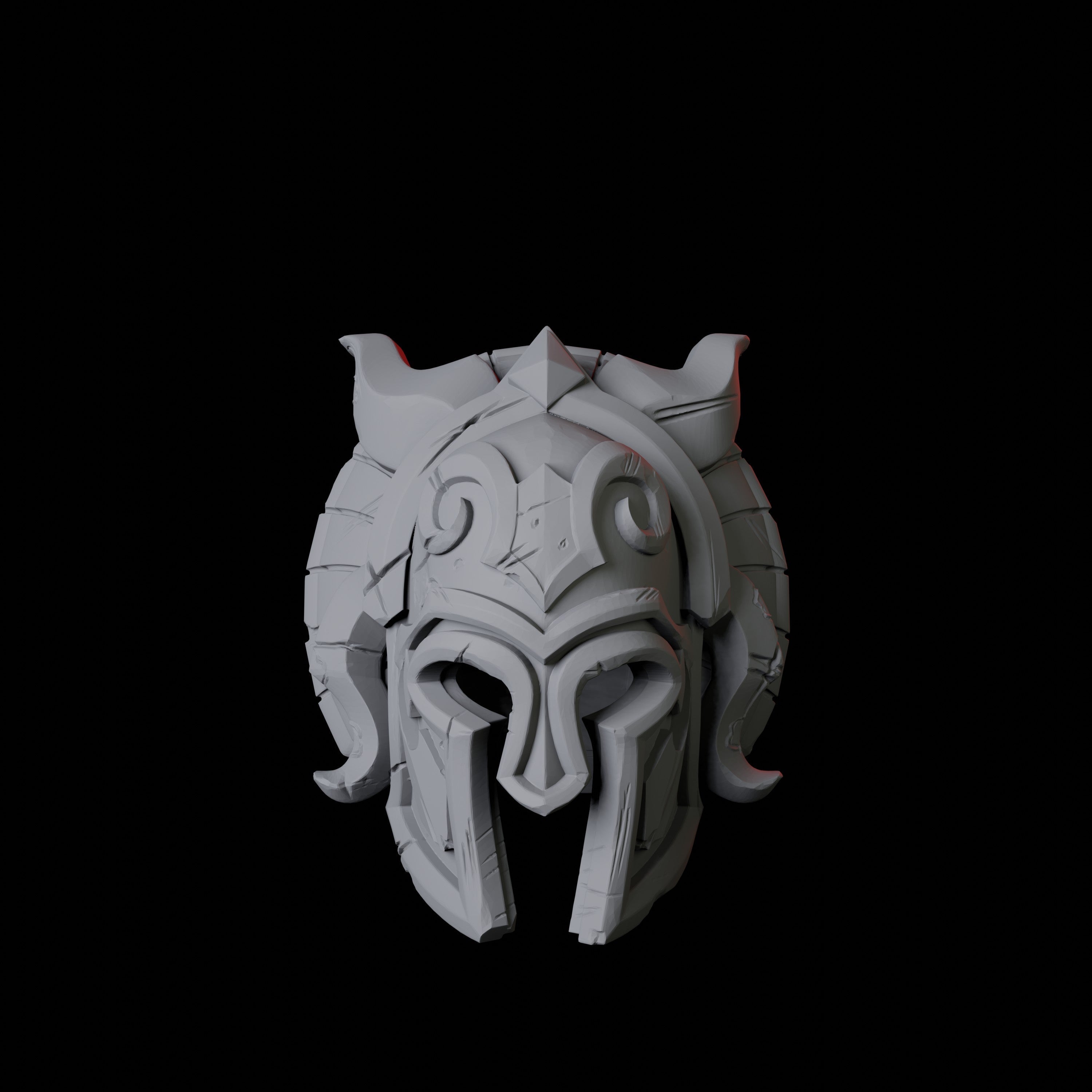 Greek Helmet A Miniature for Dungeons and Dragons