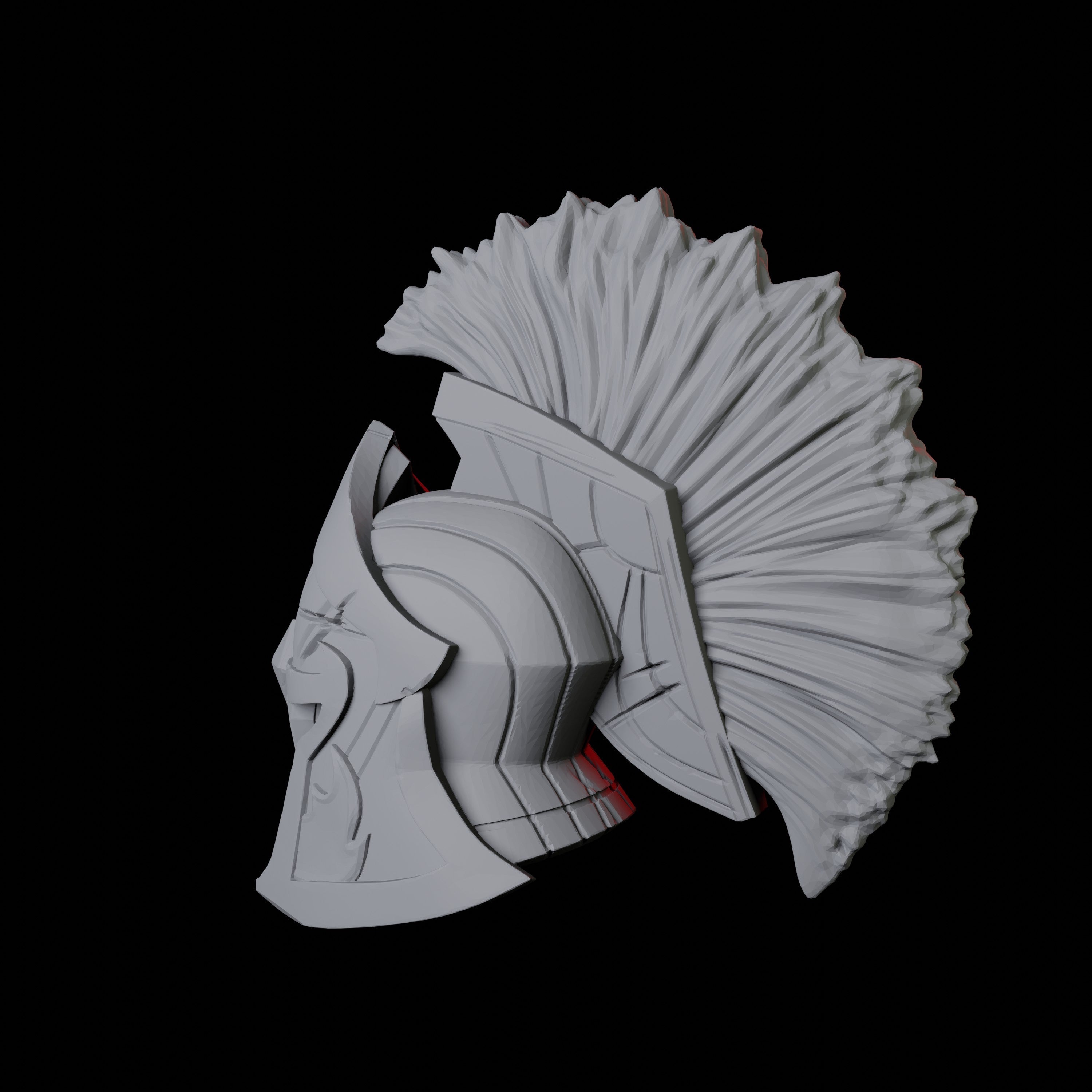 Greek Helmet B Miniature for Dungeons and Dragons