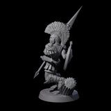 Greek Inspired Spear Hoplite A Miniature for Dungeons and Dragons, Pathfinder or other TTRPGs