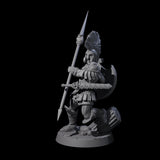 Greek Inspired Spear Hoplite A Miniature for Dungeons and Dragons, Pathfinder or other TTRPGs