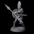 Greek Inspired Spear Hoplite B Miniature for Dungeons and Dragons, Pathfinder or other TTRPGs