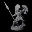 Greek Inspired Spear Hoplite C Miniature for Dungeons and Dragons, Pathfinder or other TTRPGs