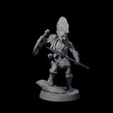 Greek Inspired Spear Hoplite D Miniature for Dungeons and Dragons, Pathfinder or other TTRPGs