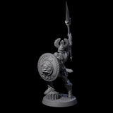 Greek Inspired Spear Hoplite E Miniature for Dungeons and Dragons, Pathfinder or other TTRPGs