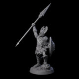 Greek Inspired Spear Hoplite E Miniature for Dungeons and Dragons, Pathfinder or other TTRPGs