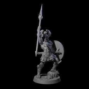 Greek Inspired Spear Hoplite E Miniature for Dungeons and Dragons, Pathfinder or other TTRPGs
