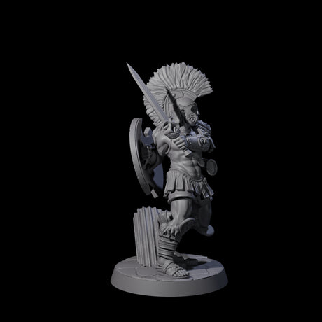 Greek Inspired Sword Hoplite A Miniature for Dungeons and Dragons, Pathfinder or other TTRPGs
