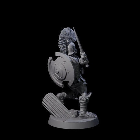 Greek Inspired Sword Hoplite A Miniature for Dungeons and Dragons, Pathfinder or other TTRPGs