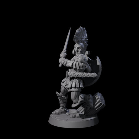 Greek Inspired Sword Hoplite A Miniature for Dungeons and Dragons, Pathfinder or other TTRPGs