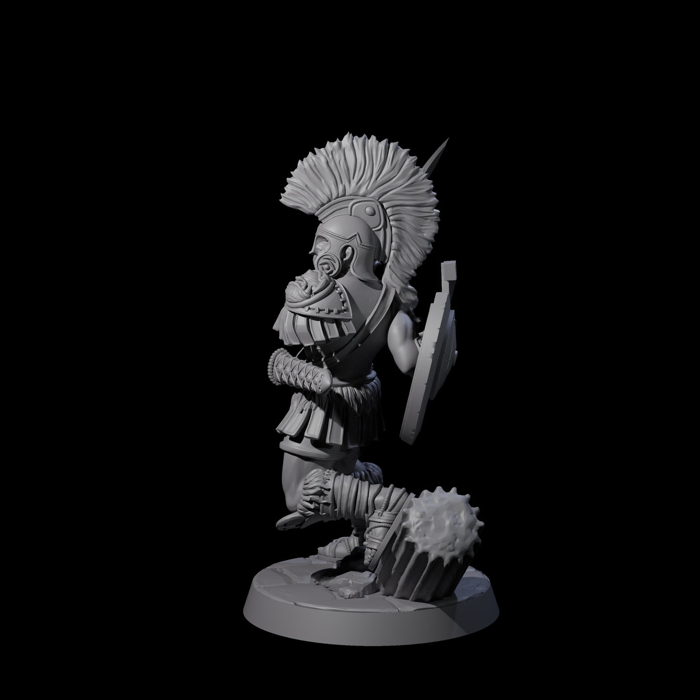 Greek Inspired Sword Hoplite A Miniature for Dungeons and Dragons, Pathfinder or other TTRPGs