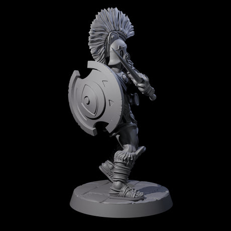 Greek Inspired Sword Hoplite B Miniature for Dungeons and Dragons, Pathfinder or other TTRPGs