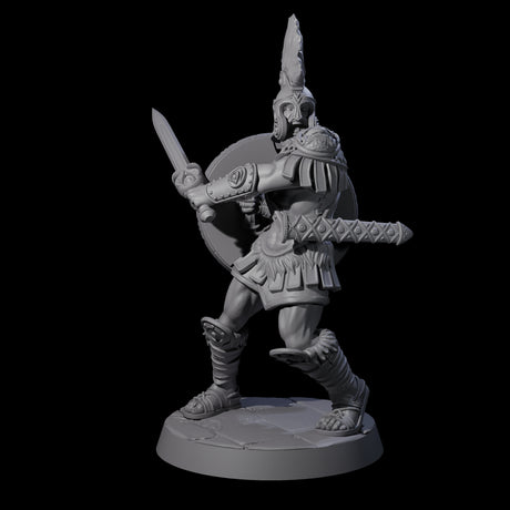 Greek Inspired Sword Hoplite B Miniature for Dungeons and Dragons, Pathfinder or other TTRPGs