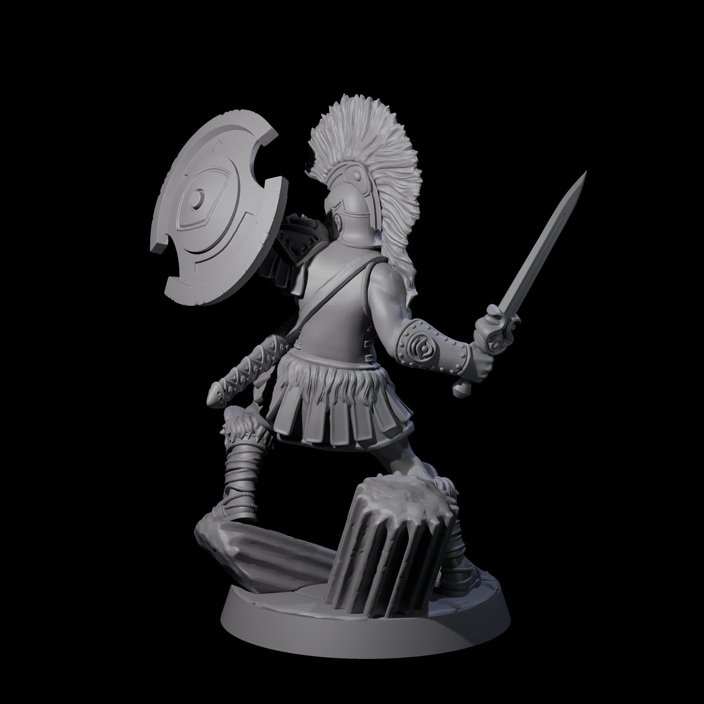 Greek Inspired Sword Hoplite C Miniature for Dungeons and Dragons, Pathfinder or other TTRPGs