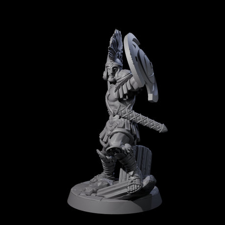 Greek Inspired Sword Hoplite C Miniature for Dungeons and Dragons, Pathfinder or other TTRPGs