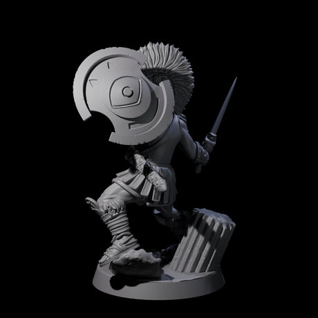Greek Inspired Sword Hoplite C Miniature for Dungeons and Dragons, Pathfinder or other TTRPGs