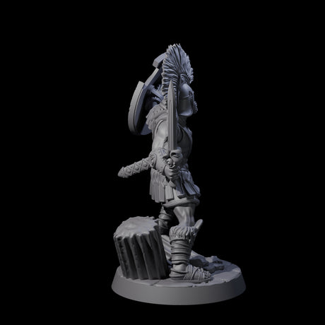 Greek Inspired Sword Hoplite C Miniature for Dungeons and Dragons, Pathfinder or other TTRPGs