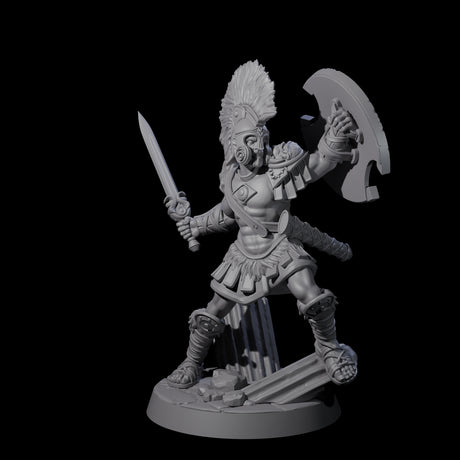 Greek Inspired Sword Hoplite C Miniature for Dungeons and Dragons, Pathfinder or other TTRPGs