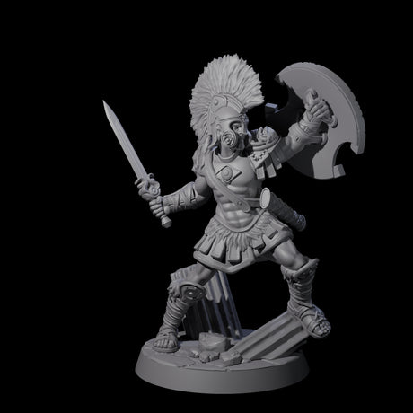 Greek Inspired Sword Hoplite C Miniature for Dungeons and Dragons, Pathfinder or other TTRPGs