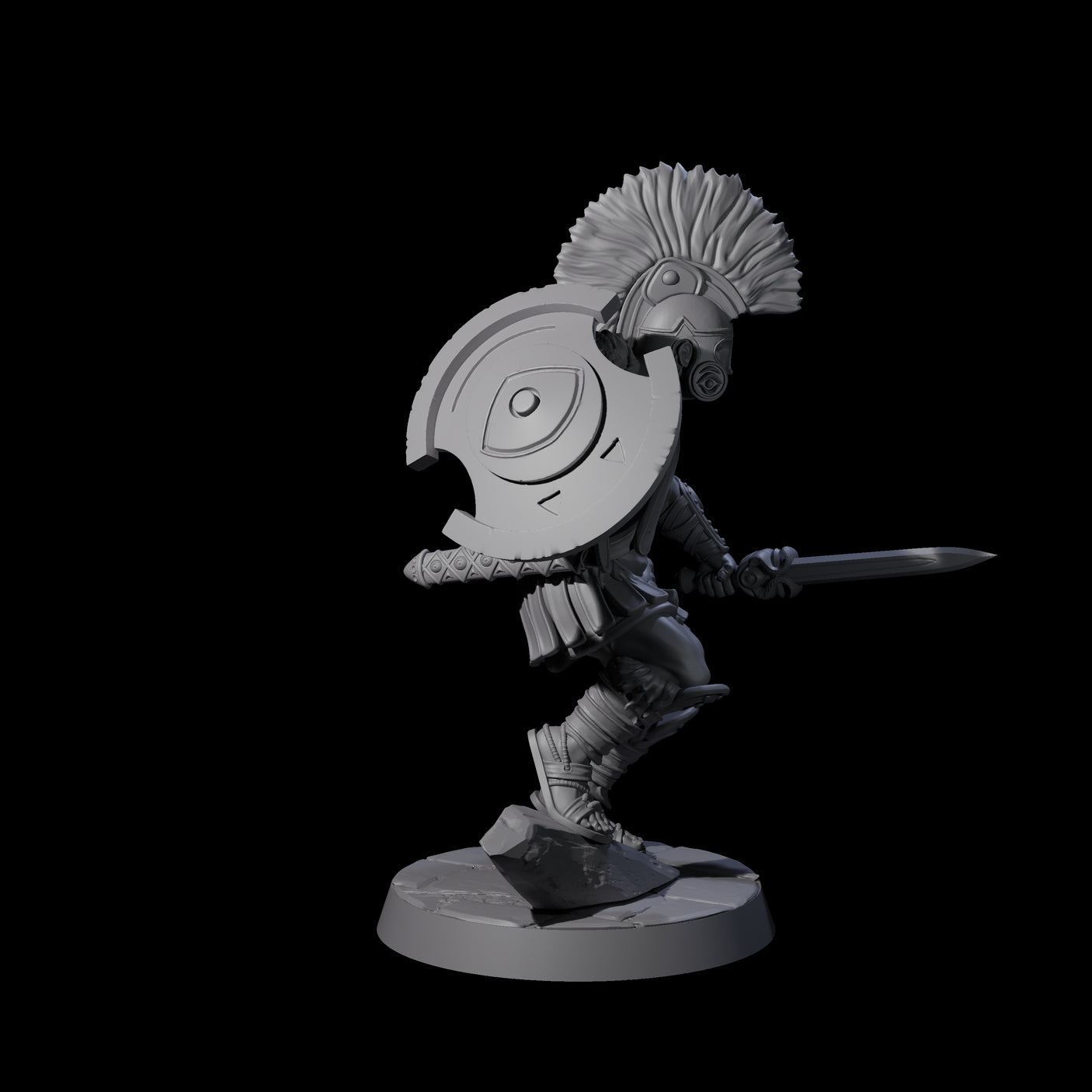 Greek Inspired Sword Hoplite D Miniature for Dungeons and Dragons, Pathfinder or other TTRPGs
