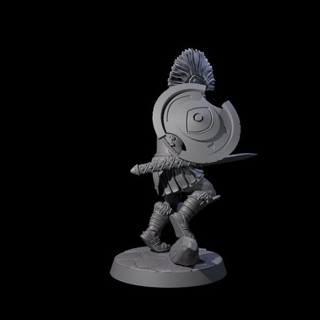Greek Inspired Sword Hoplite D Miniature for Dungeons and Dragons, Pathfinder or other TTRPGs
