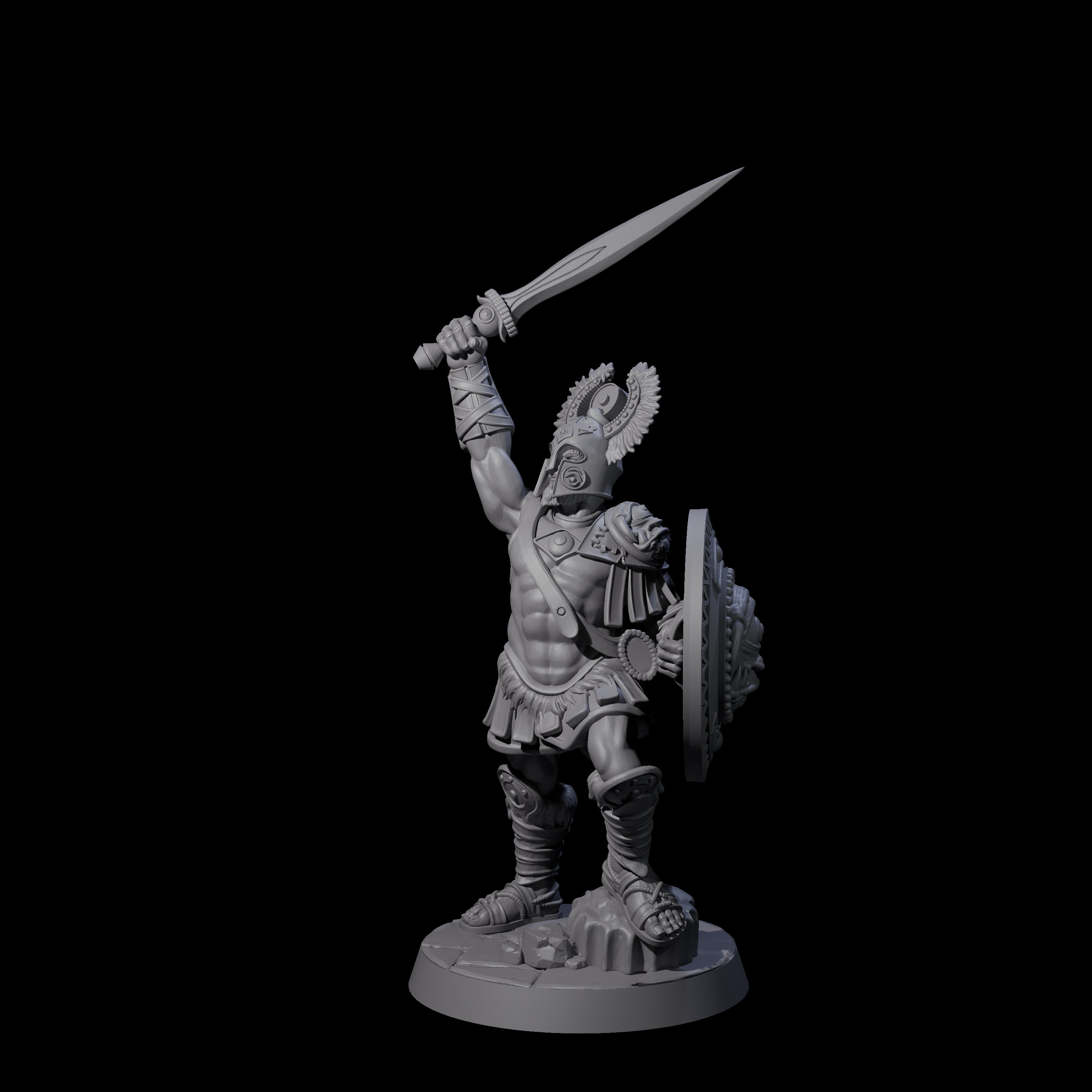 Greek Inspired Sword Hoplite E Miniature for Dungeons and Dragons, Pathfinder or other TTRPGs