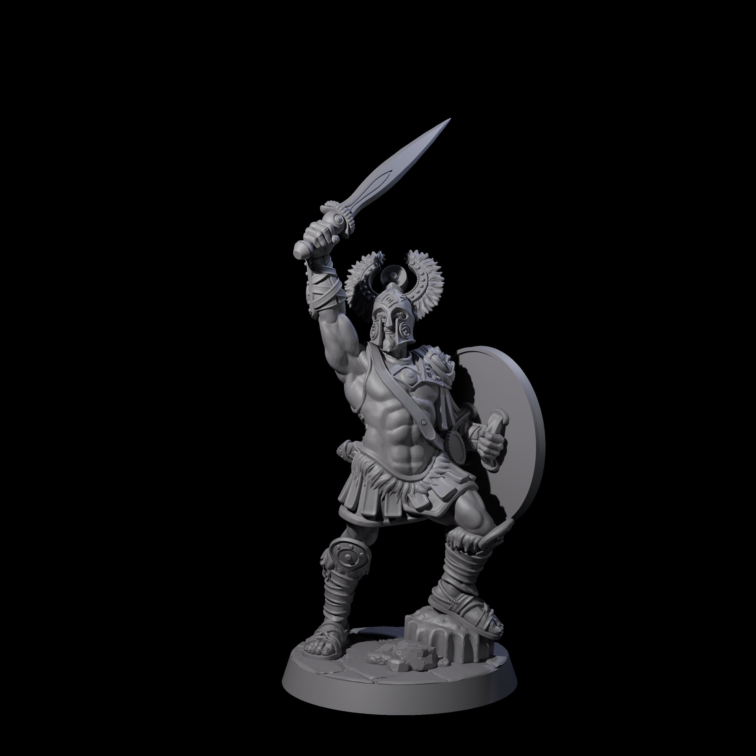 Greek Inspired Sword Hoplite E Miniature for Dungeons and Dragons, Pathfinder or other TTRPGs