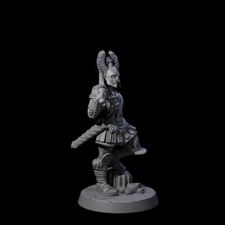 Greek Inspired Sword Hoplite F Miniature for Dungeons and Dragons, Pathfinder or other TTRPGs