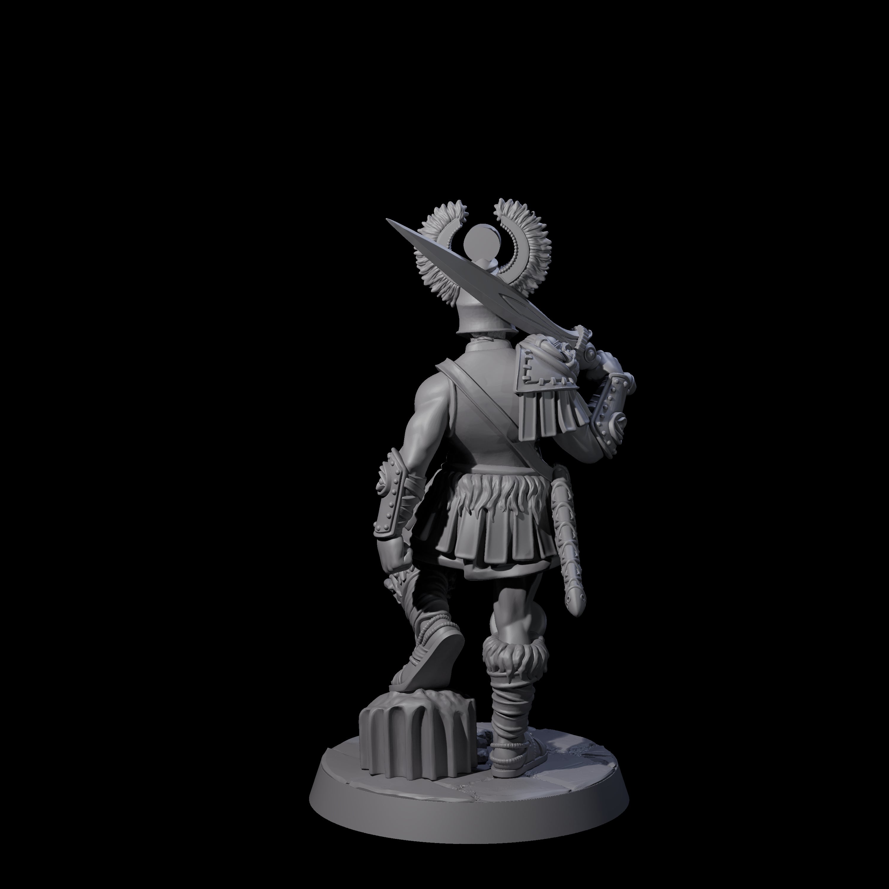 Greek Inspired Sword Hoplite F Miniature for Dungeons and Dragons, Pathfinder or other TTRPGs