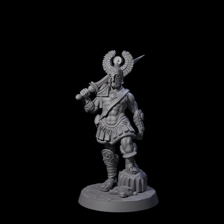 Greek Inspired Sword Hoplite F Miniature for Dungeons and Dragons, Pathfinder or other TTRPGs