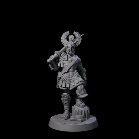Greek Inspired Sword Hoplite F Miniature for Dungeons and Dragons, Pathfinder or other TTRPGs