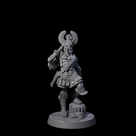Greek Inspired Sword Hoplite F Miniature for Dungeons and Dragons, Pathfinder or other TTRPGs