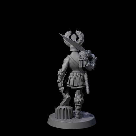 Greek Inspired Sword Hoplite F Miniature for Dungeons and Dragons, Pathfinder or other TTRPGs