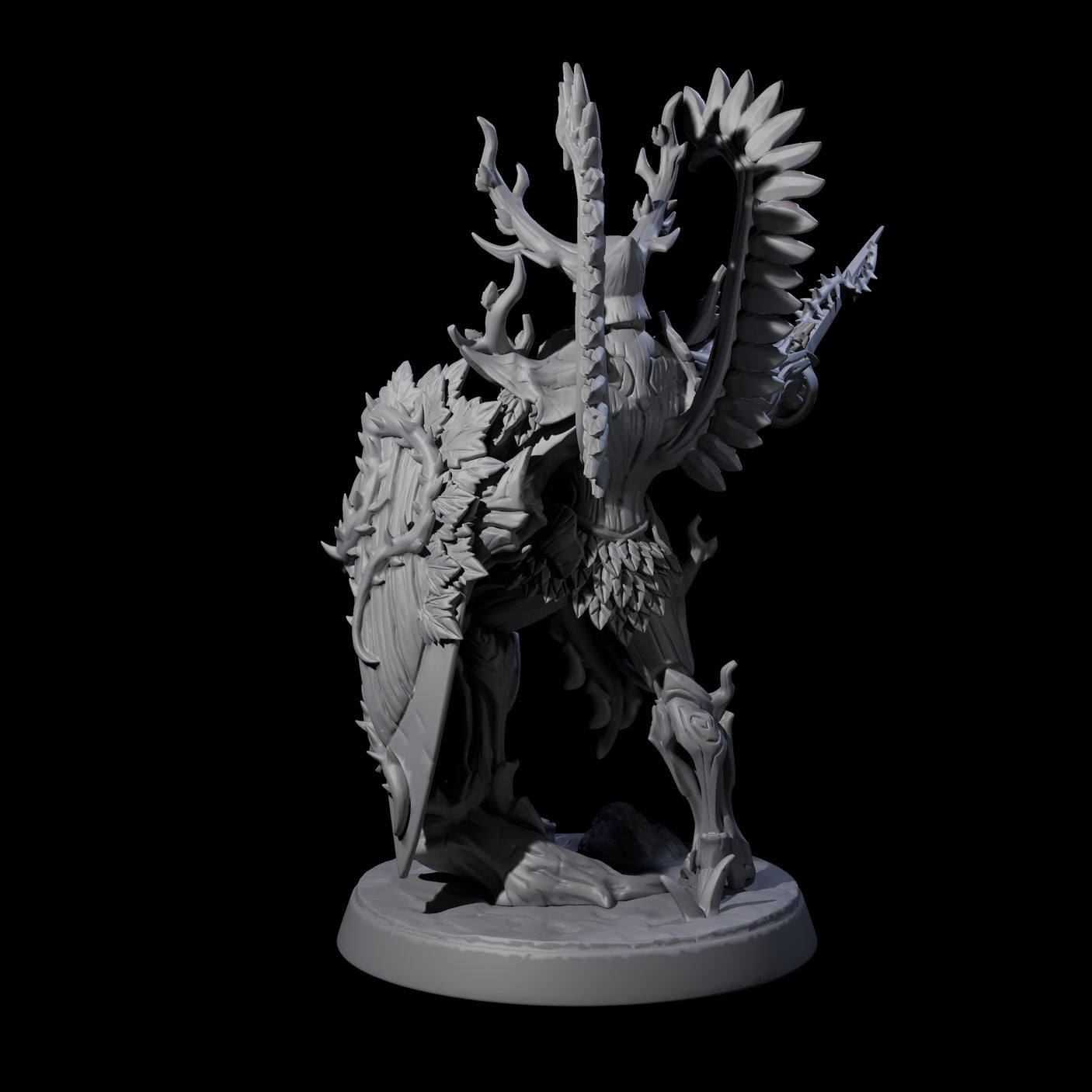 Green Knight Miniature for Dungeons and Dragons, Pathfinder or other TTRPGs