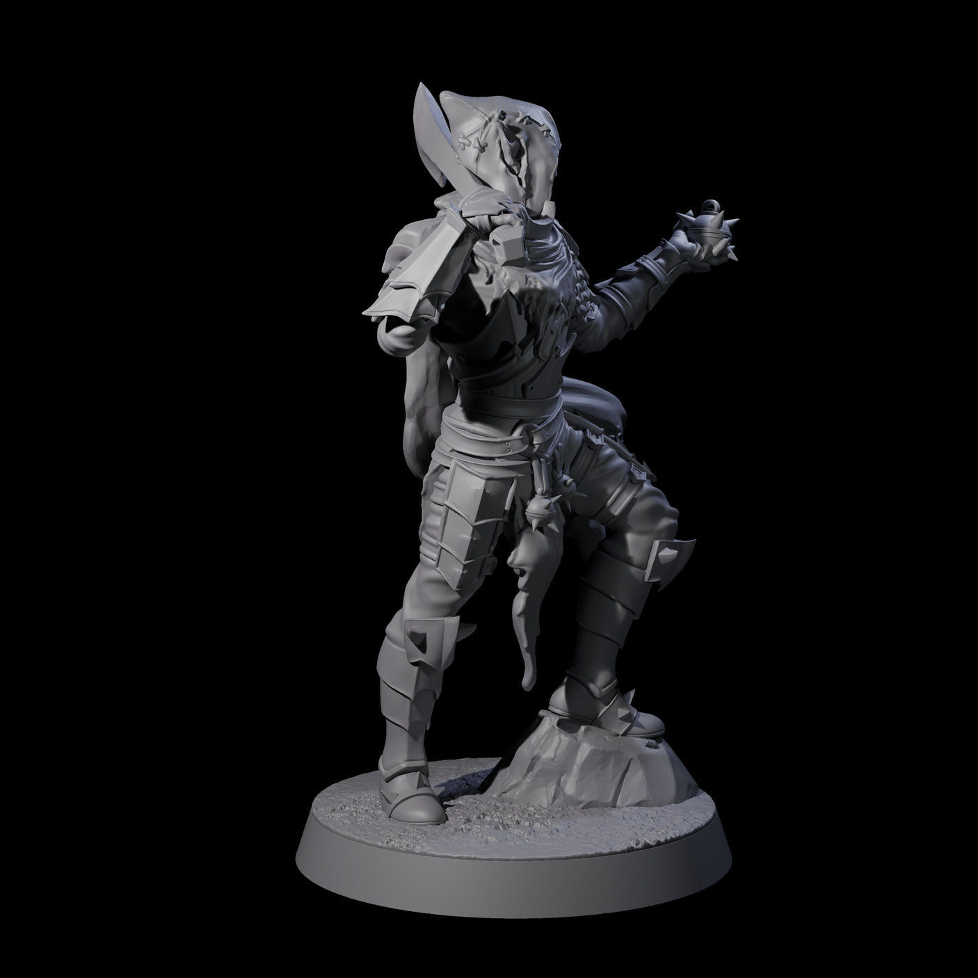Grenade Throwing Hobgoblin Sapper A Miniature for Dungeons and Dragons, Pathfinder or other TTRPGs