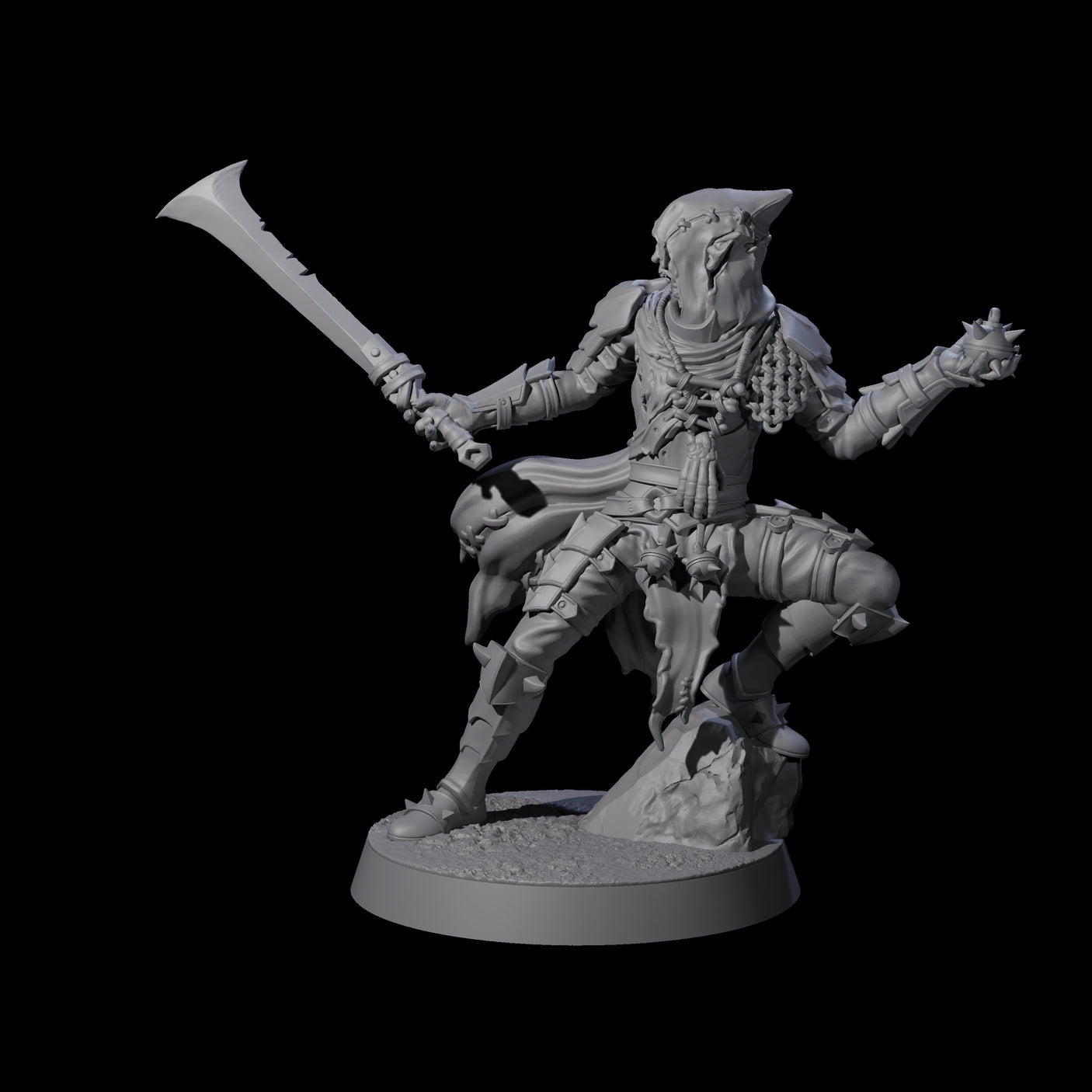 Grenade Throwing Hobgoblin Sapper B Miniature for Dungeons and Dragons, Pathfinder or other TTRPGs