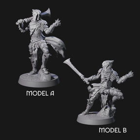 Grenade Throwing Hobgoblin Sappers Miniature for Dungeons and Dragons, Pathfinder or other TTRPGs