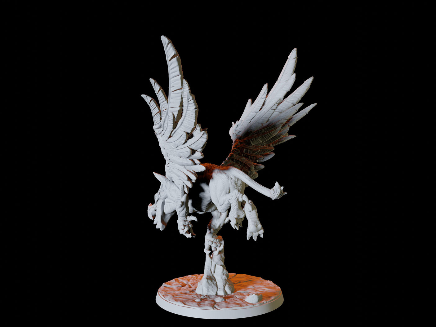 Griffon Miniature for Dungeons and Dragons, Pathfinder or other TTRPGs