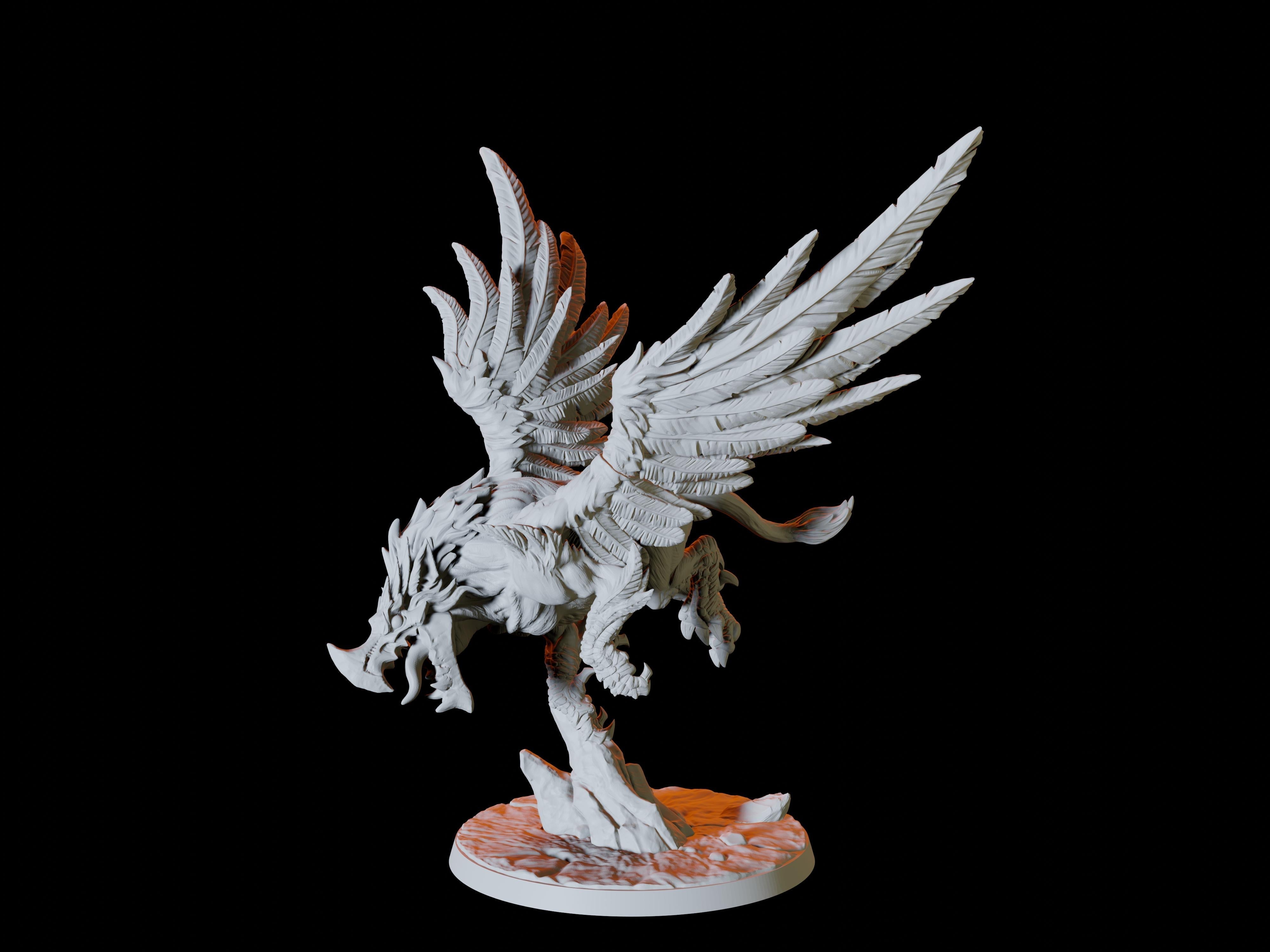 Griffon Miniature for Dungeons and Dragons - Myth Forged