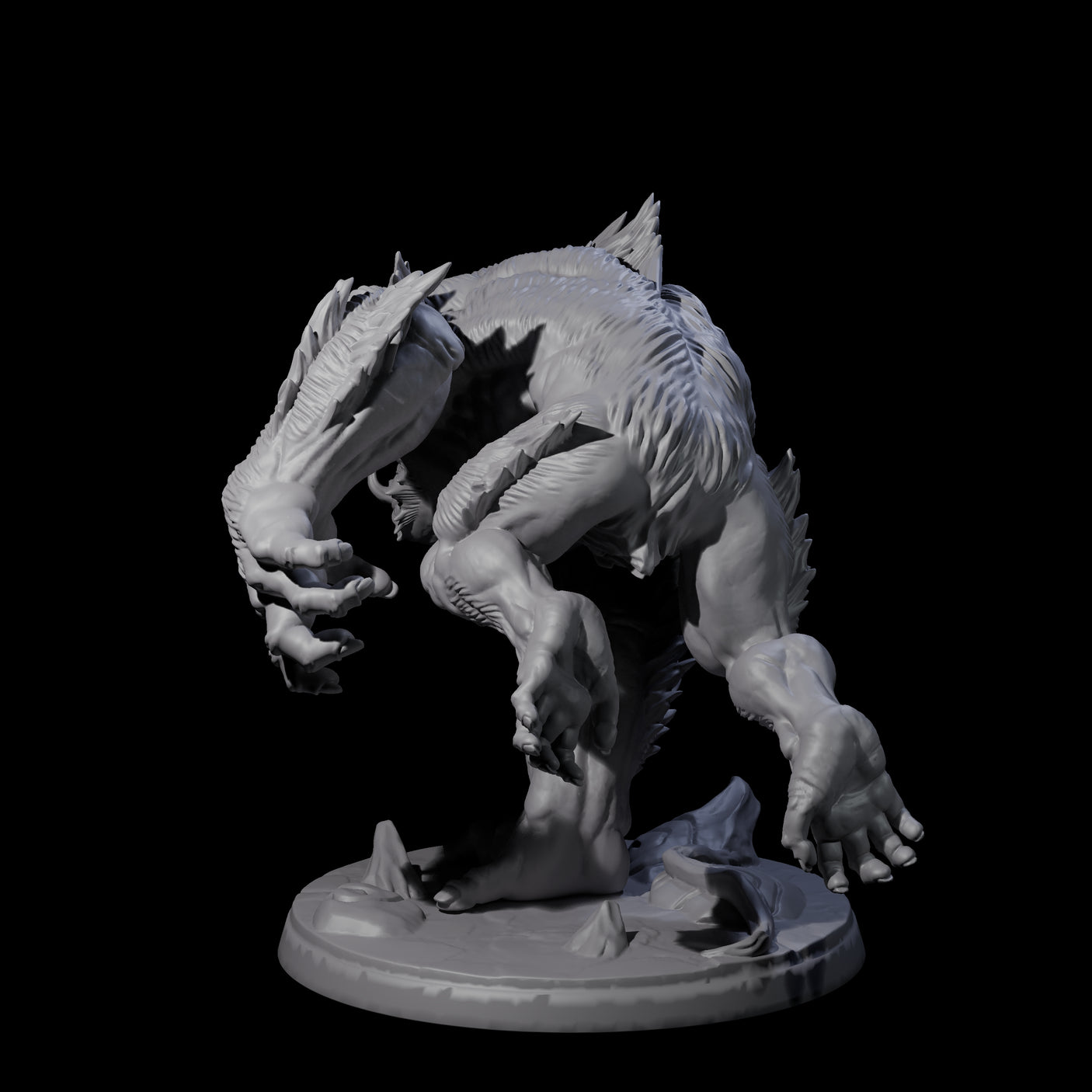 Grim Barlgura A Miniature for Dungeons and Dragons, Pathfinder or other TTRPGs