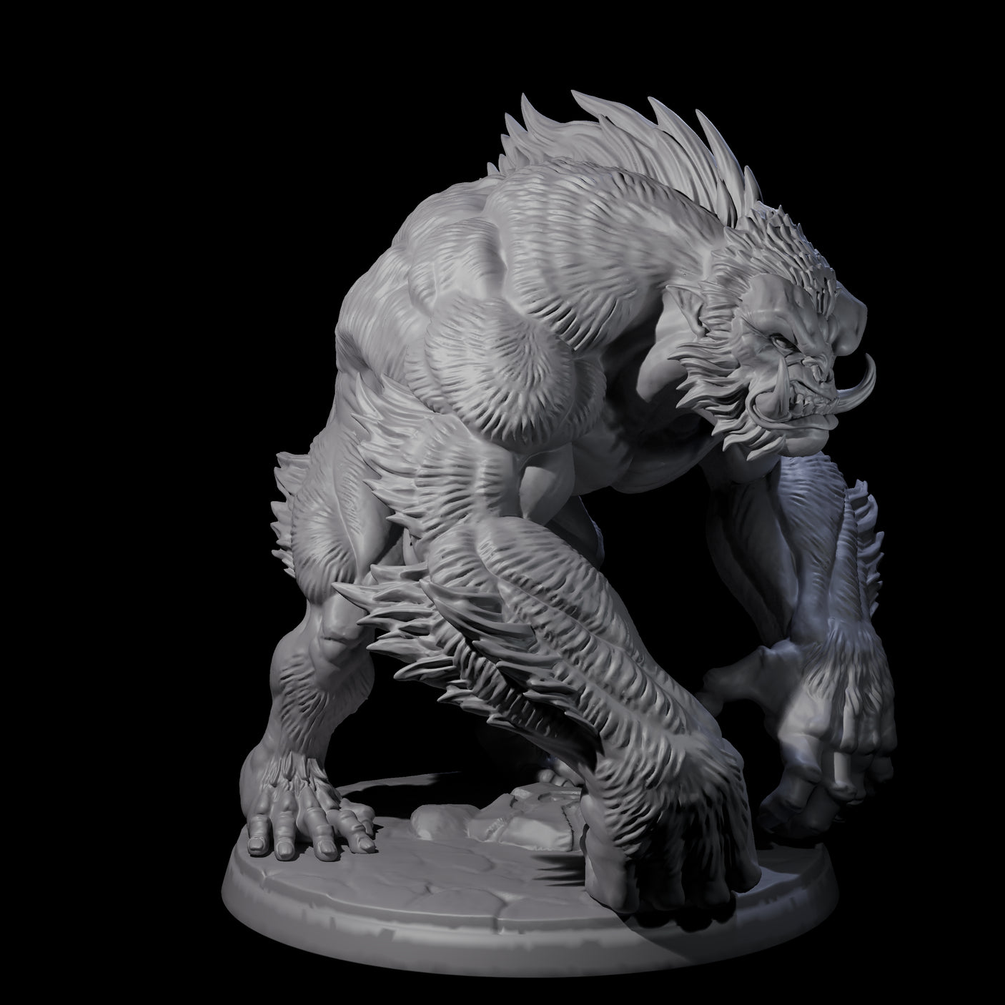 Grim Barlgura B Miniature for Dungeons and Dragons, Pathfinder or other TTRPGs