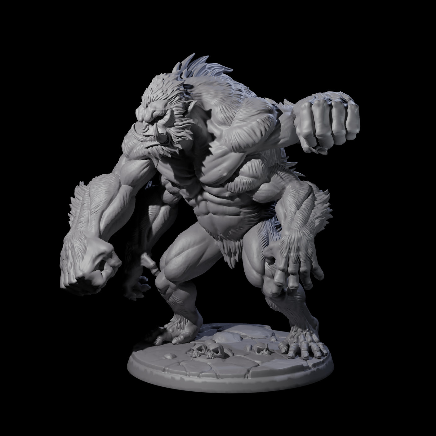 Grim Barlgura D Miniature for Dungeons and Dragons, Pathfinder or other TTRPGs
