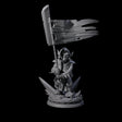 Grim Goblin Standardbearer Miniature for Dungeons and Dragons, Pathfinder or other TTRPGs