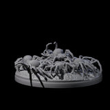 Grim Spider Swarm A Miniature for Dungeons and Dragons, Pathfinder or other TTRPGs