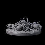 Grim Spider Swarm A Miniature for Dungeons and Dragons, Pathfinder or other TTRPGs